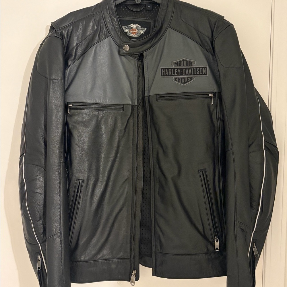 Harley-Davidson Black and Gray Performance Jacket
